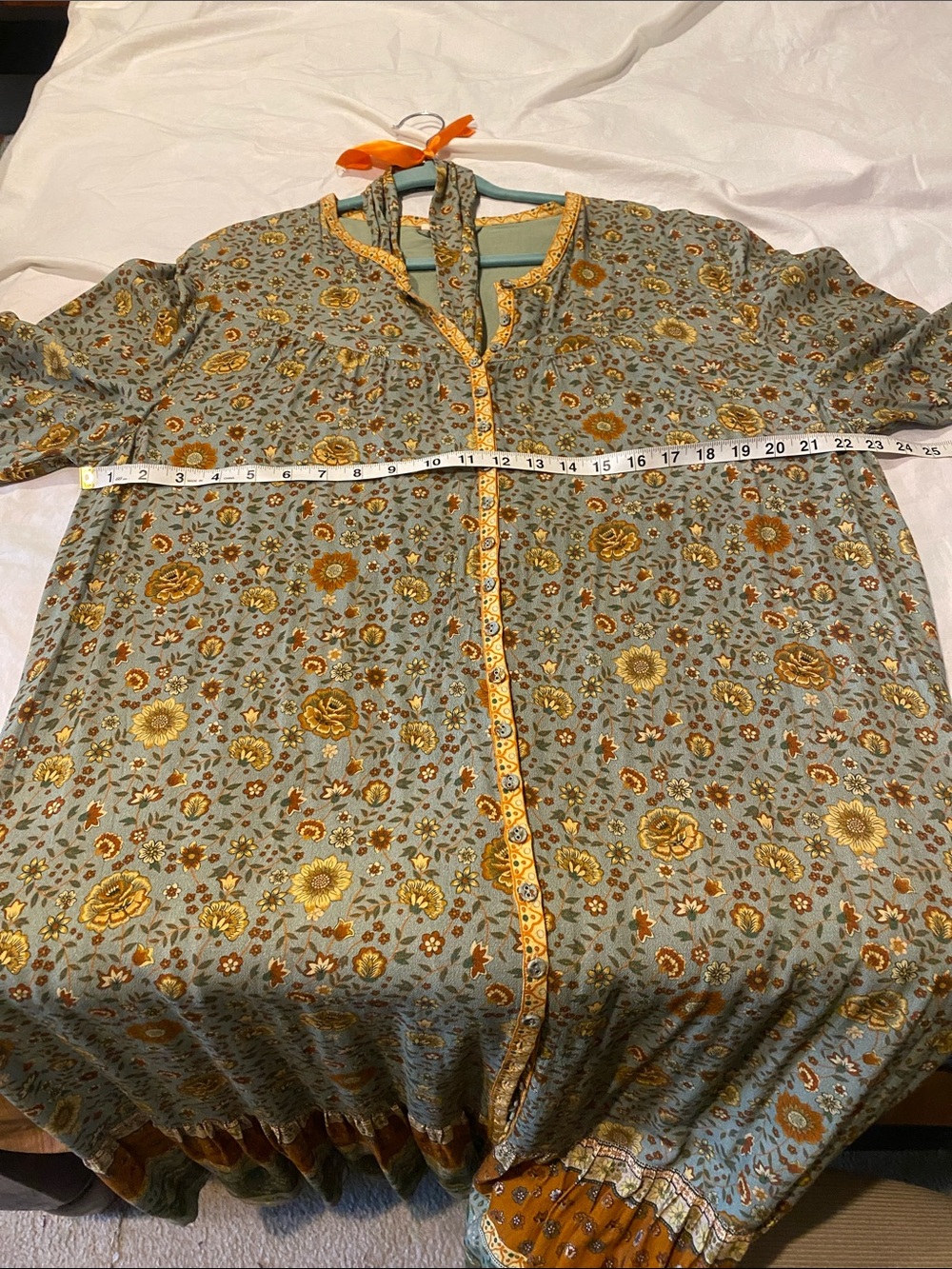 Spell Yellow Rose Lady Untamed Button Down Midi Dress - Picture 8 of 12